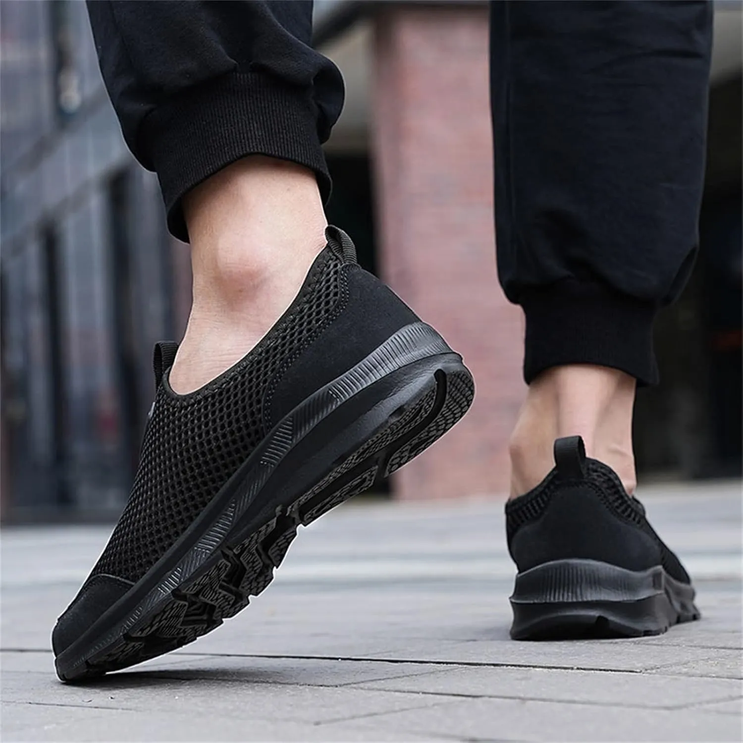 Womens Non Slip Work Shoes Slip On Water Resistant Womens Running Shoes Comfort White Casual Shoes Dress Sneakers White Tennis Shoe Cross Trainer Shoe