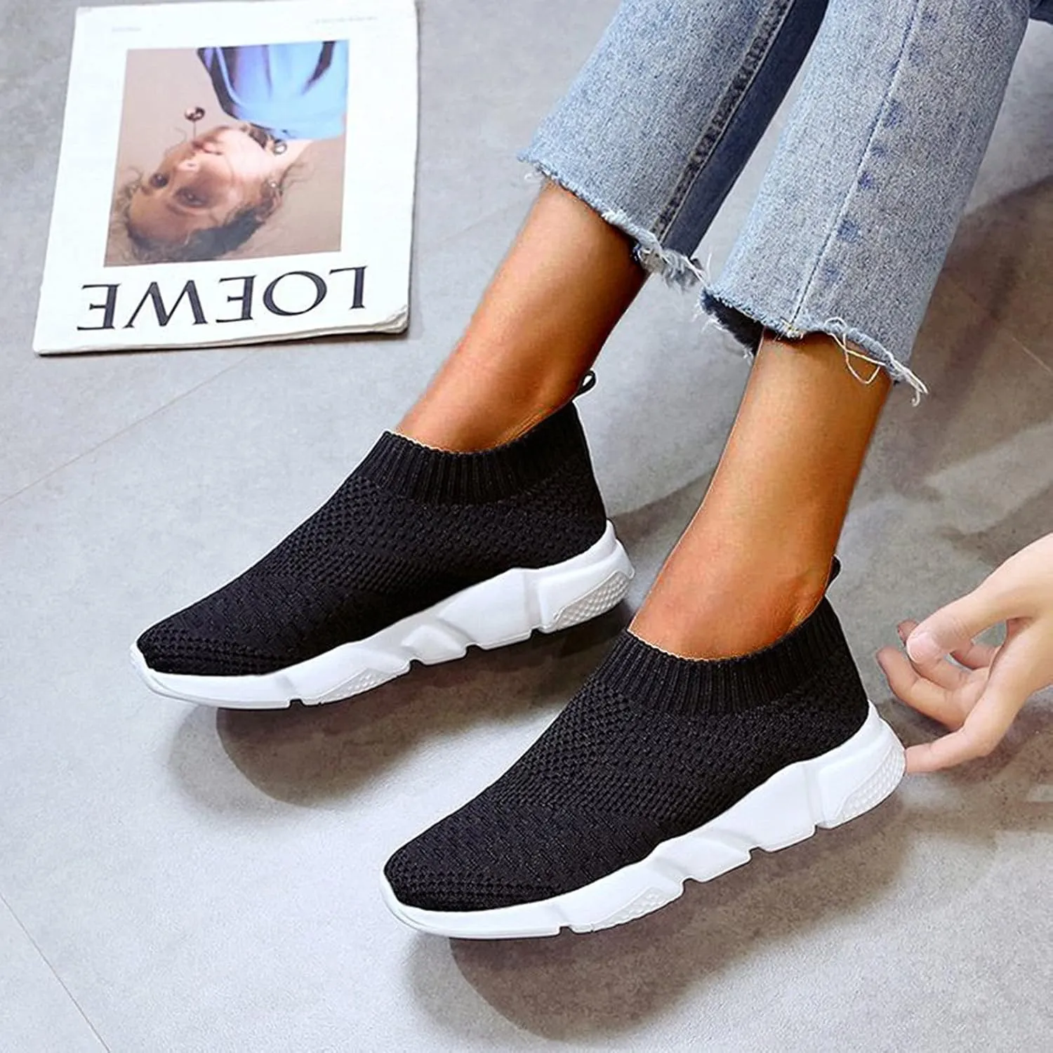 Womens Platform Sneakers Size 11 Wide Zapatos De Goma De Mujer Para Hacer Ejercicio Nurse Shoes for Women Women's Sneakers Size 8 Wide Fall Slip On Sneakers for Women 2023