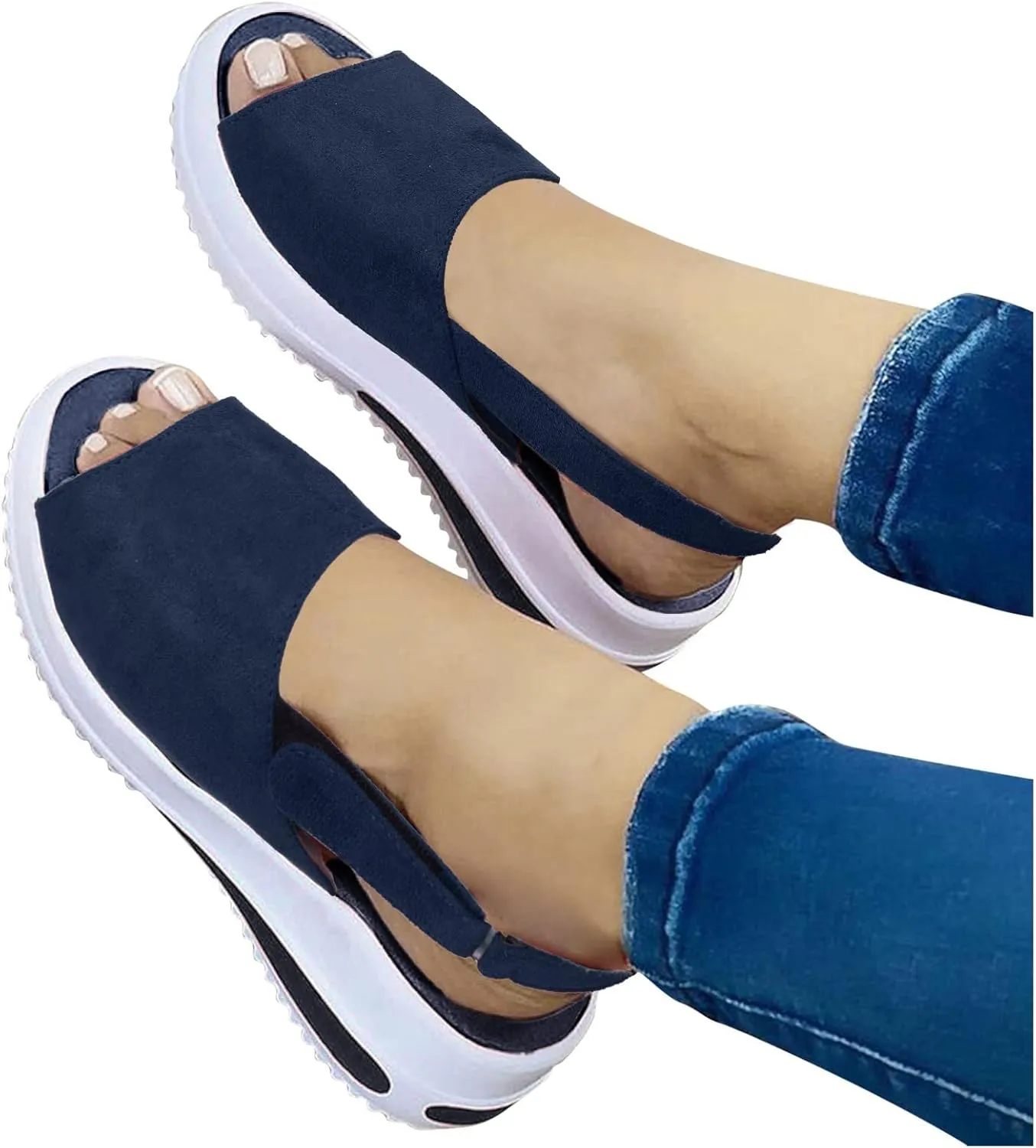 Womens Platform Sneakers Zapatos para Hacer Ejercicio Mujer Women Slip On Shoes Dressy Gym Shoes for Women Weight Lifting Flat Women's Wide Width Athletic Walking Shoes