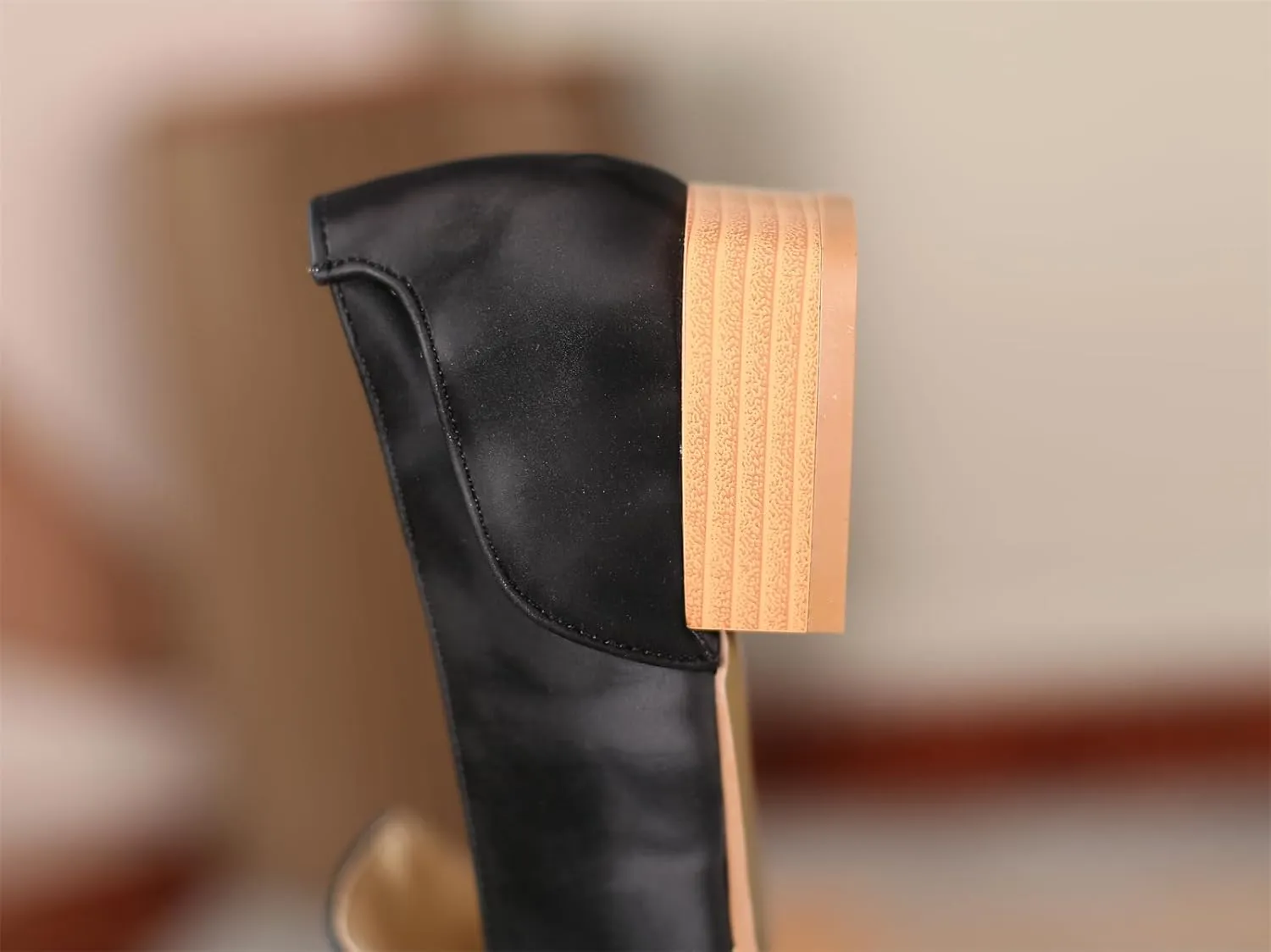 Women's Round Closed Toe Pump Loafers Pull-On Chunky Low Heel Metallic Classic Western Work Office Dress Casual Shoes Comfort Business Party Dating Shopping Daily Wear Pumps