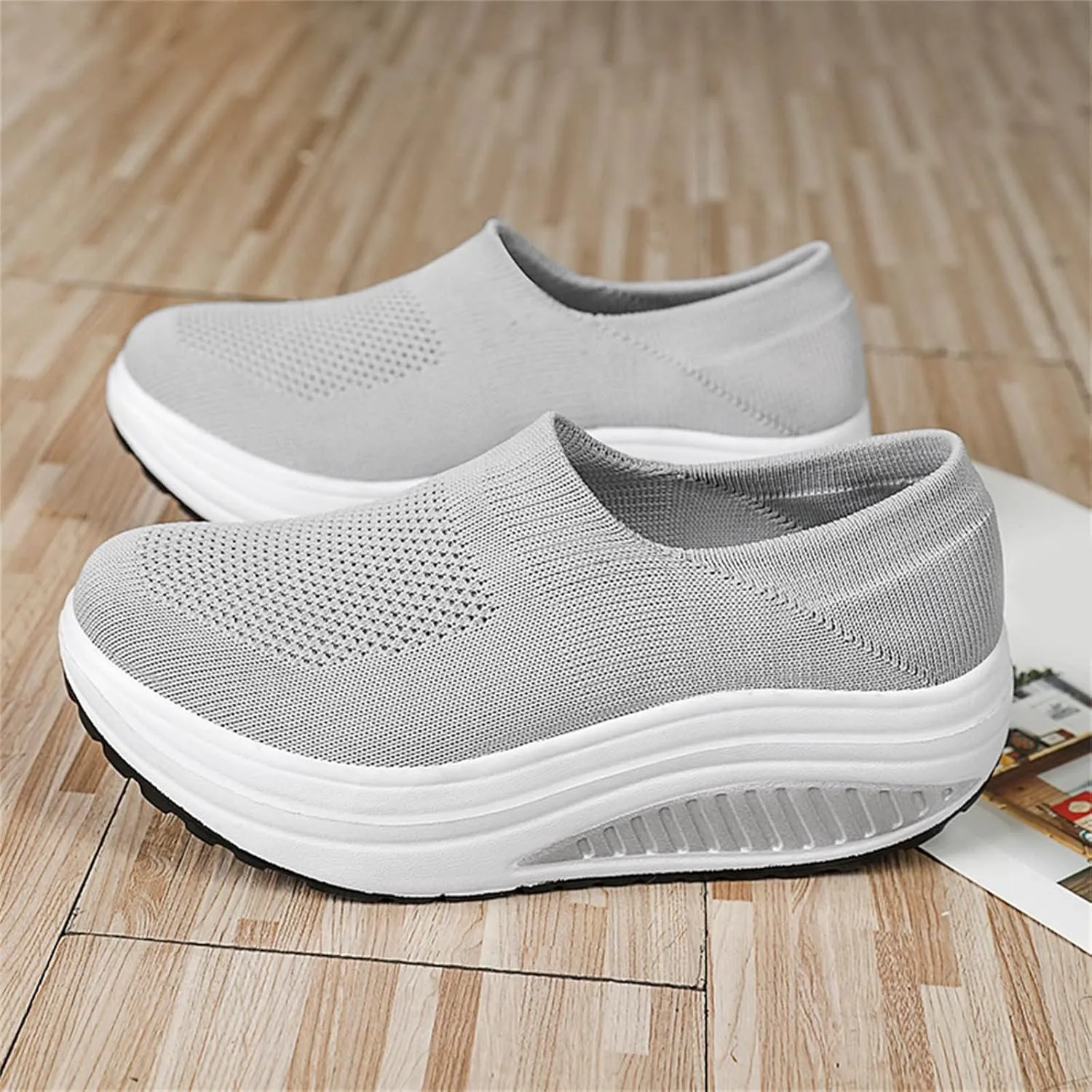 Womens Running Shoes Size 7 Wide Zapatos Antideslizante Para Mujer Womens Basketball Shoes Size 8 High Top Womens Walking Shoes Sock Sneakers Zapatos Negros Para Embarazadas