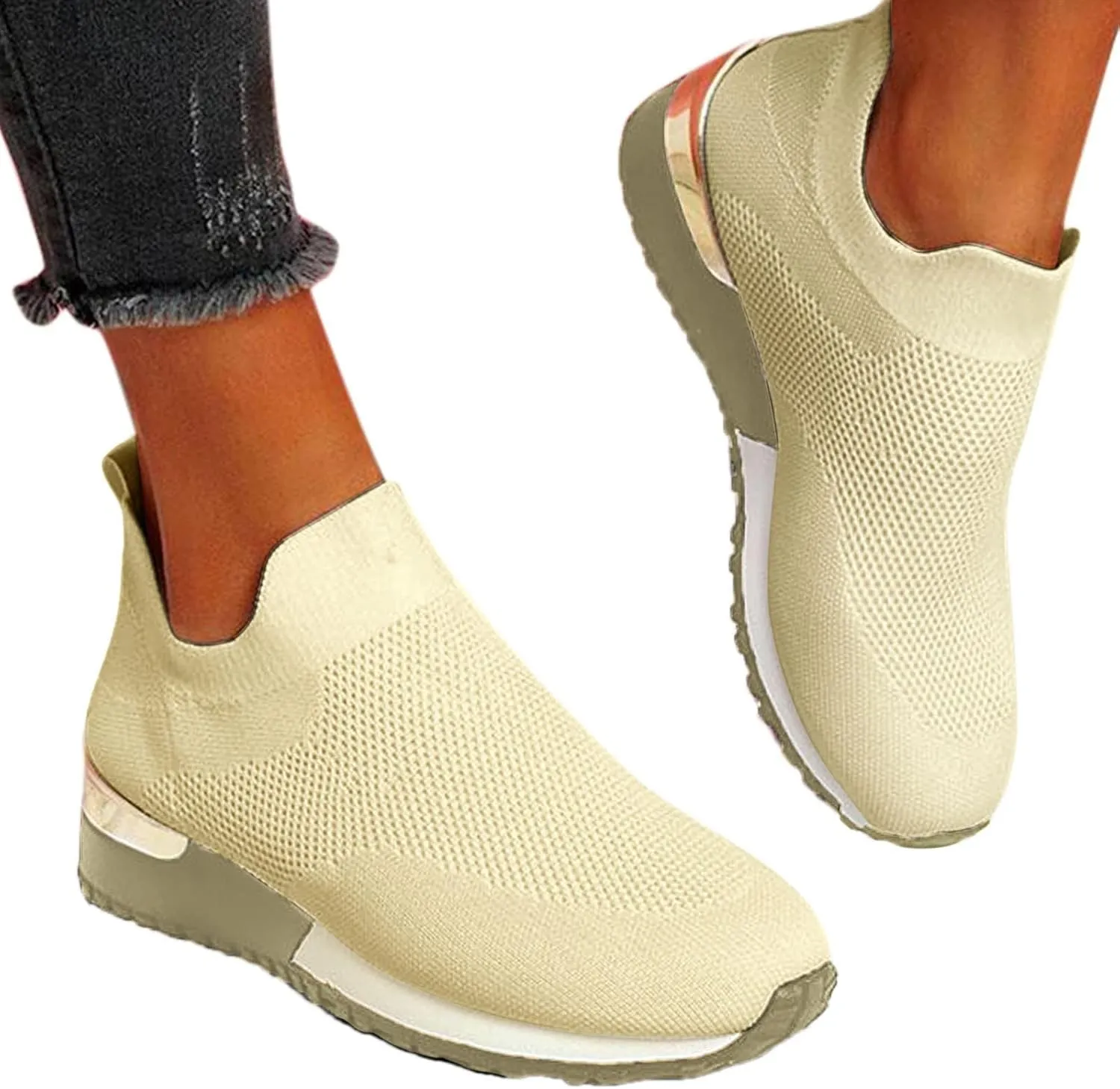 Womens Shoes Comfortable Tennis Running Shoes Tennis Shoes Women Lace Up Fashion Comfortable Walking Shoes