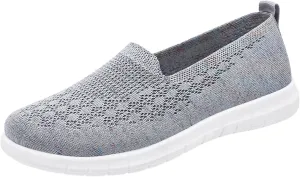 Women's Slip On Casual Shoes Fashion Simple Breathable Shoes Cushioned Walking Driving Shoes Elderly Shoes