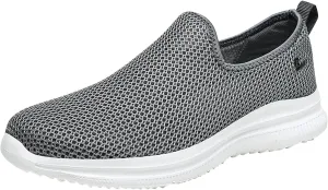 Women's Slip on Shoes Canvas Sneakers Loafers Non Slip Running Shoes for Men Wide Feet Casual Slip On Shoes Brown Sneakers Steel Toe Tennis Shoe Cross Trainer Shoe