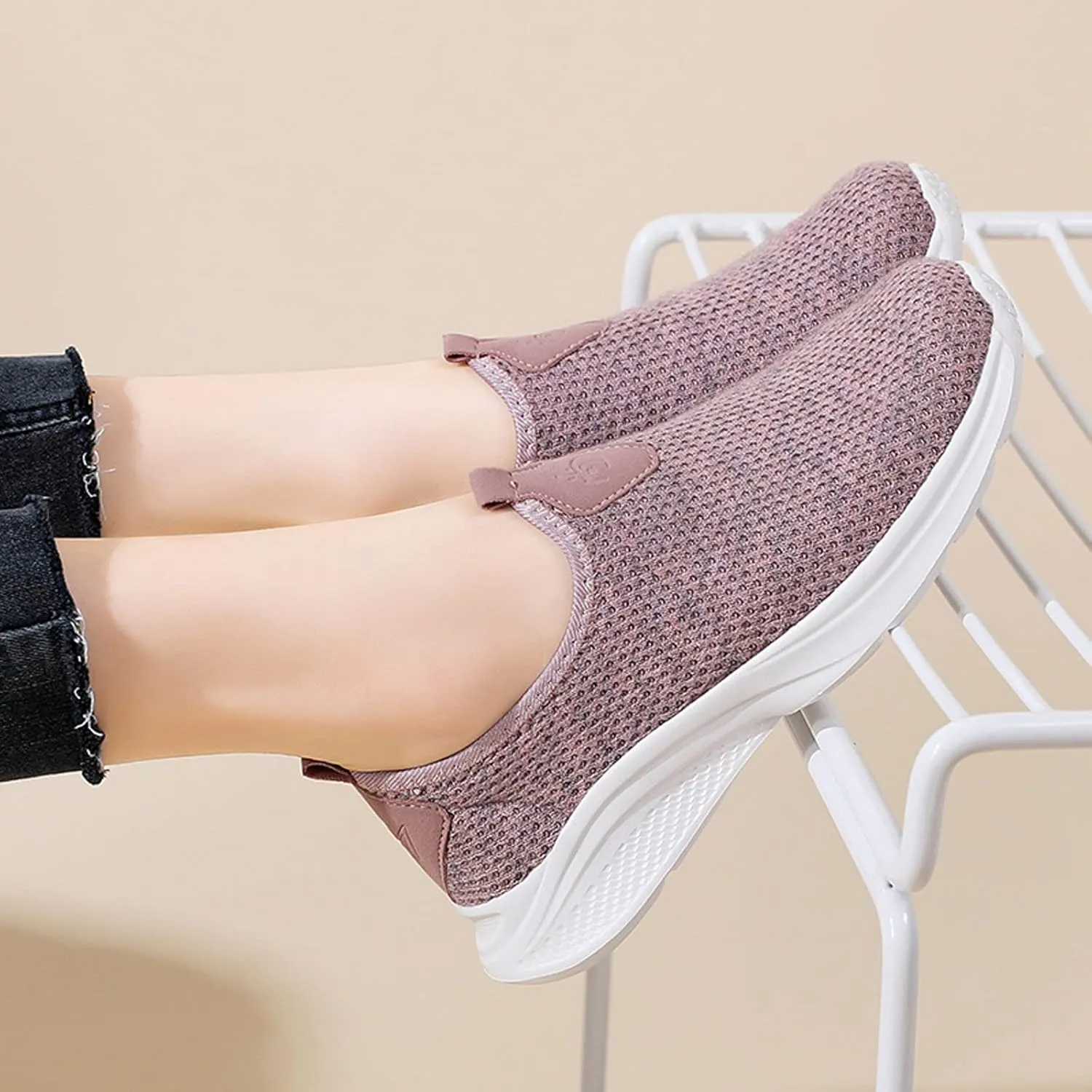 Women's Slip On Sneakers Casual Everyday Shoes Mens Casual Shoes Arch Support Men Casual Shoes Wedge Sneakers White Tennis Shoe Loafers Dress Shoe