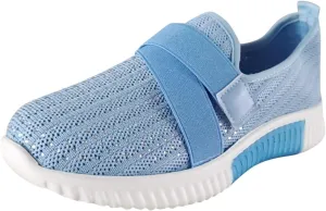 Women's Slip On Sneakers Casual Everyday Shoes Non Slip Work Shoes Women Comfortable Shoes Dressy Casual Fashion Sneakers Red Tennis Shoe Cross Trainer Shoe