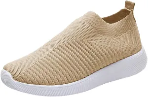 Women's Slip On Sneakers Casual Everyday Shoes Running Shoes for Men Wide Width Brown Casual Shoes White Sneakers Waterproof Tennis Shoe Cross Trainer Shoe