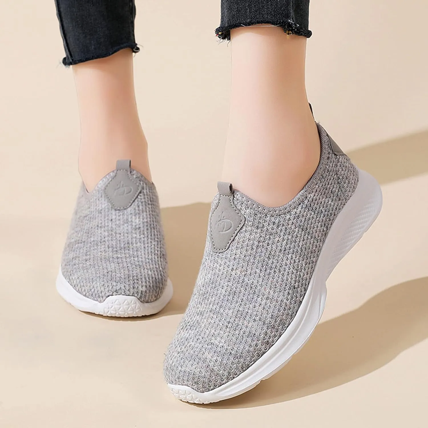 Women's Slip On Sneakers Casual Everyday Shoes Running Shoes for Men Wide Width Brown Casual Shoes White Sneakers Waterproof Tennis Shoe Cross Trainer Shoe