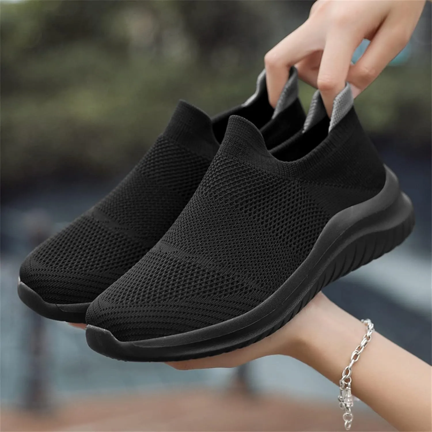 Women's Slip On Sneakers Casual Everyday Shoes Walking Shoes Women Comfort Casual Shoes for Fall Women Shoes Sneakers Steel Toe Tennis Shoe White Loafers