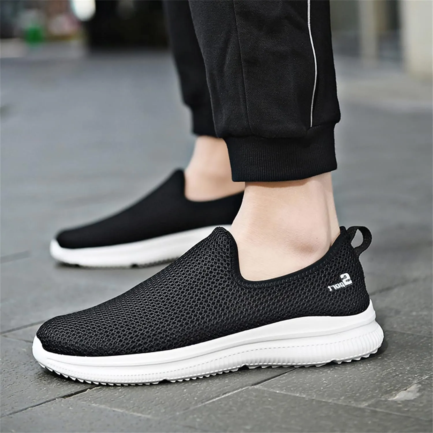 Women's Slip On Sneakers Lightweight Breathable Non Slip Work Shoes Women Loafers Men's Shoes Casual Casual Sneakers White Tennis Shoe Trainers Shoe