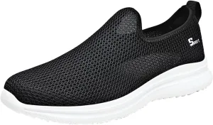 Women's Slip On Sneakers Lightweight Breathable Non Slip Work Shoes Women Loafers Men's Shoes Casual Casual Sneakers White Tennis Shoe Trainers Shoe