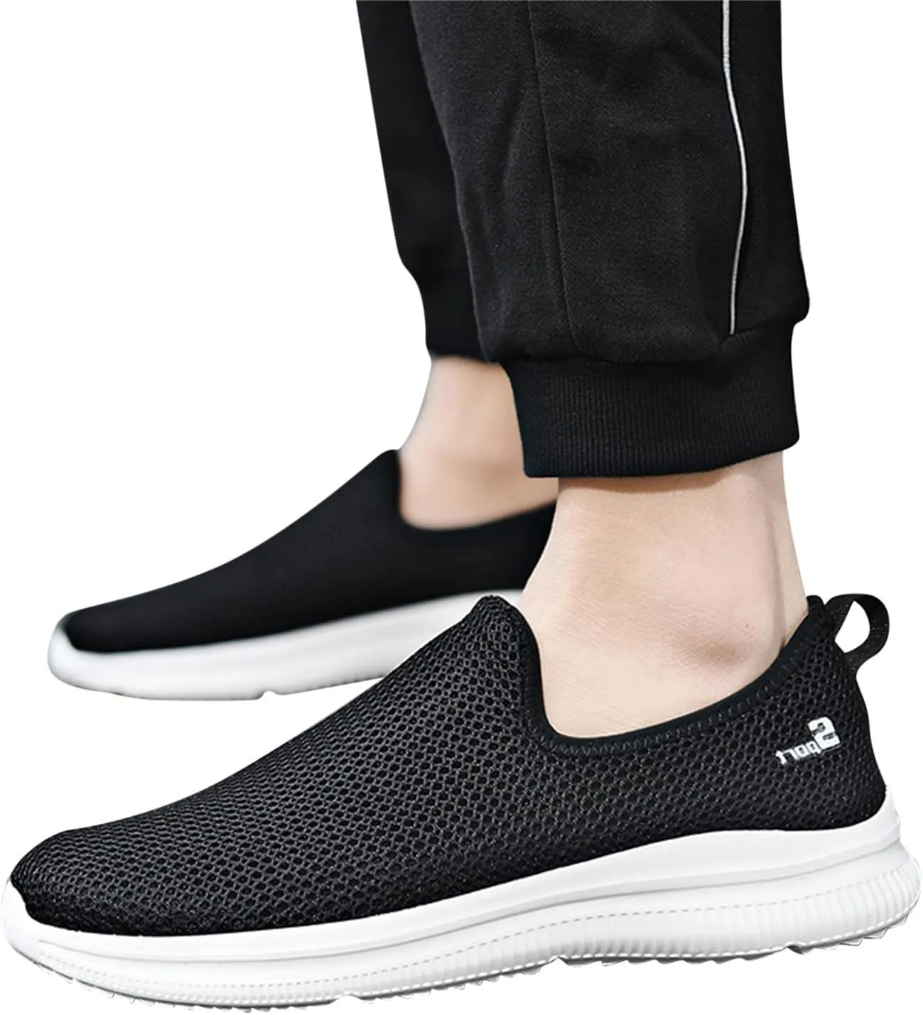 Women's Slip On Sneakers Lightweight Breathable Non Slip Work Shoes Women Loafers Men's Shoes Casual Casual Sneakers White Tennis Shoe Trainers Shoe