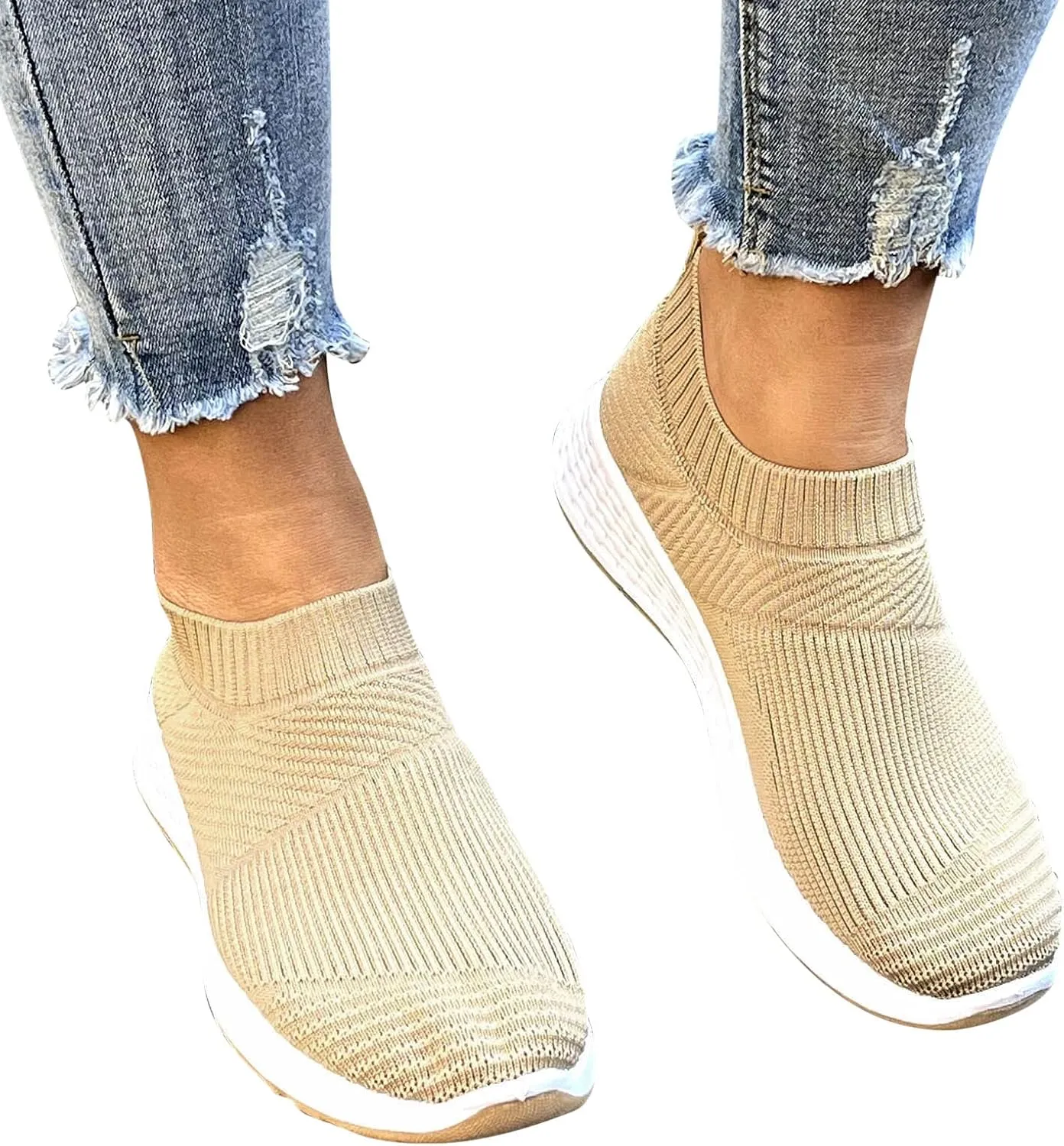 Womens Slip on Sneakers Lightweight Walking Tennis Shoes Women's Sneakers Yoga or Tennis or Running Sneakers