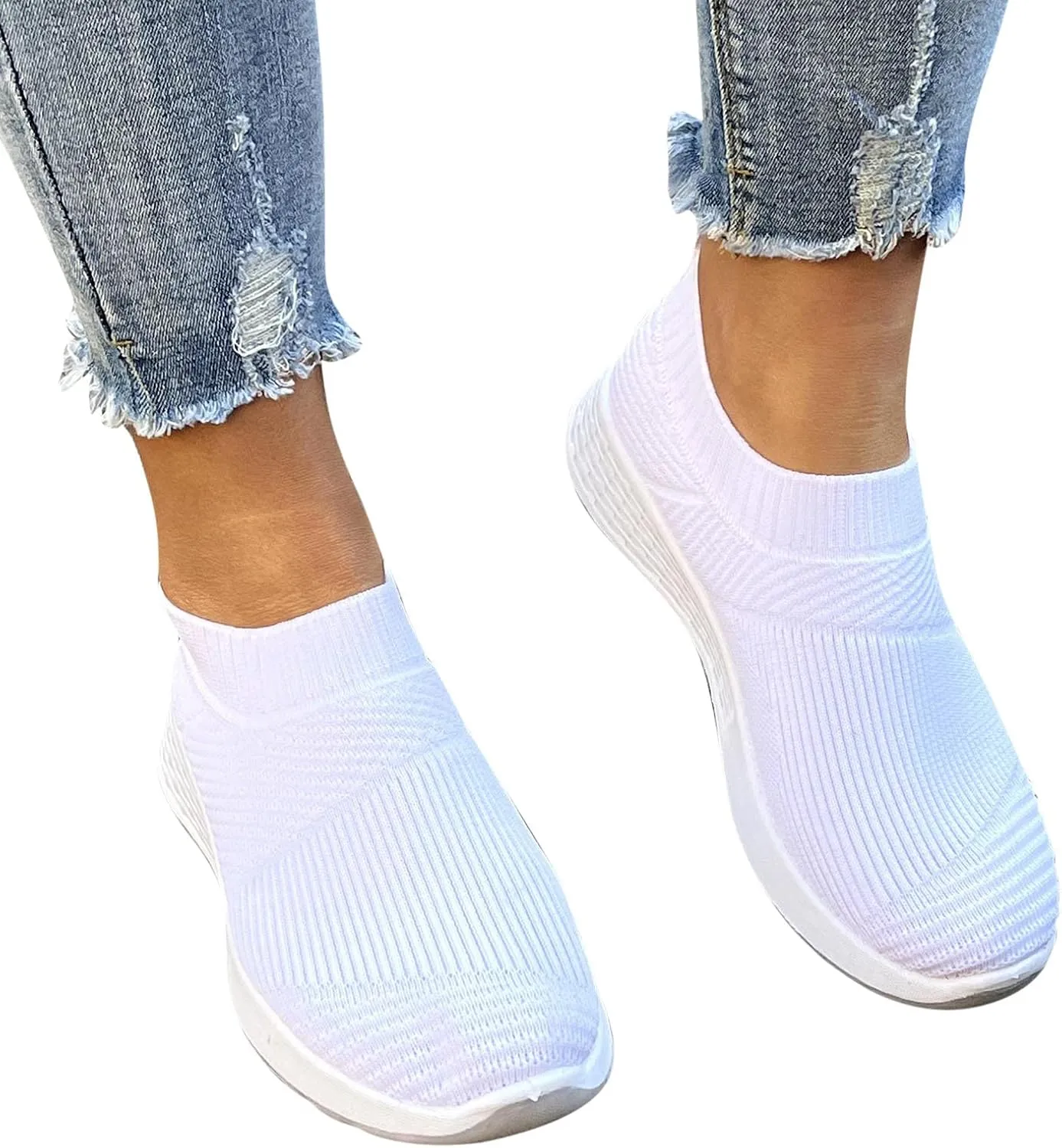 Womens Slip on Sneakers Lightweight Walking Tennis Shoes Women's Sneakers Yoga or Tennis or Running Sneakers