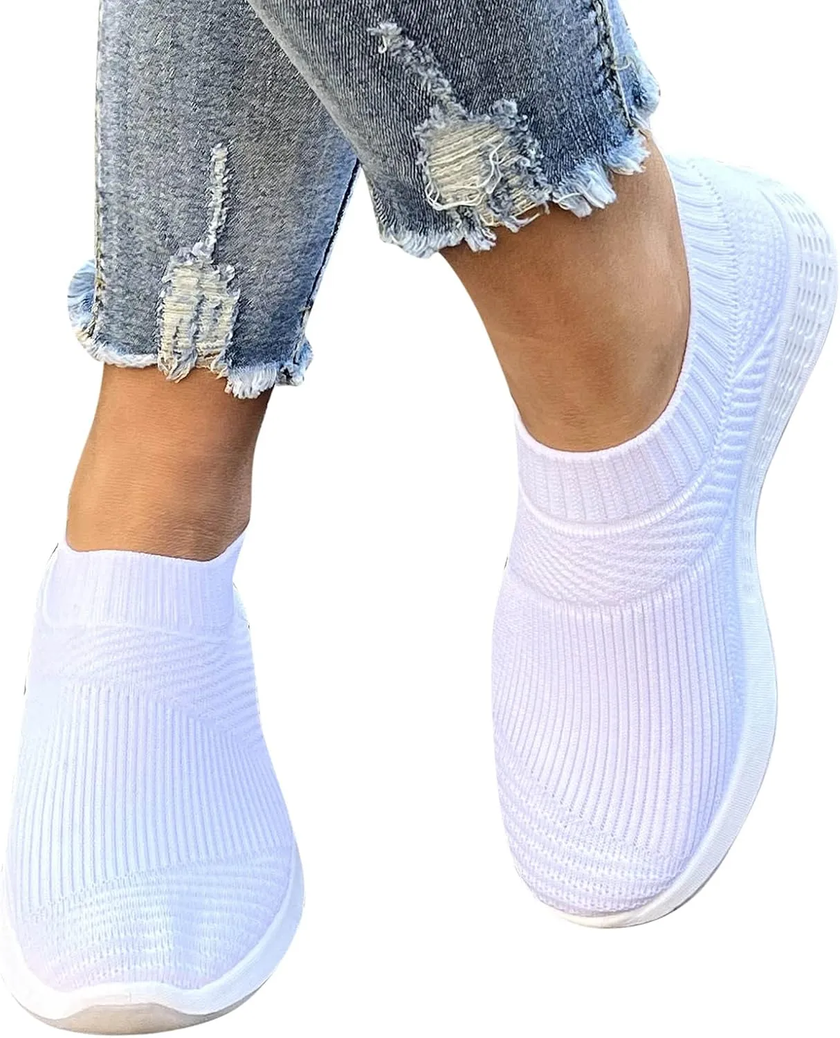 Womens Slip on Sneakers Lightweight Walking Tennis Shoes Women's Sneakers Yoga or Tennis or Running Sneakers