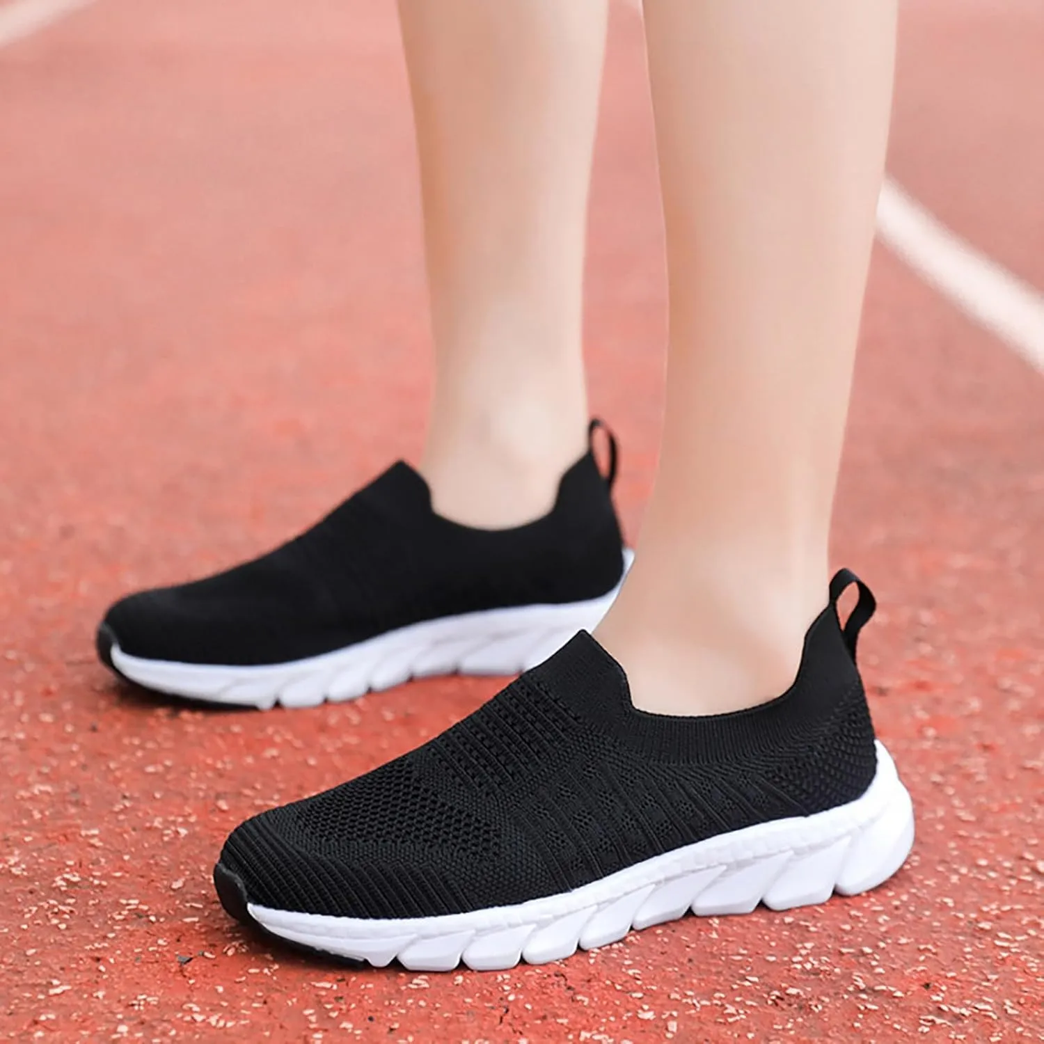 Womens Slip On Walking Shoes Non Slip Running Shoes Mens Casual Shoes High Top Business Casual Shoes Shoes Sneakers Red Tennis Shoe Trainers Shoe