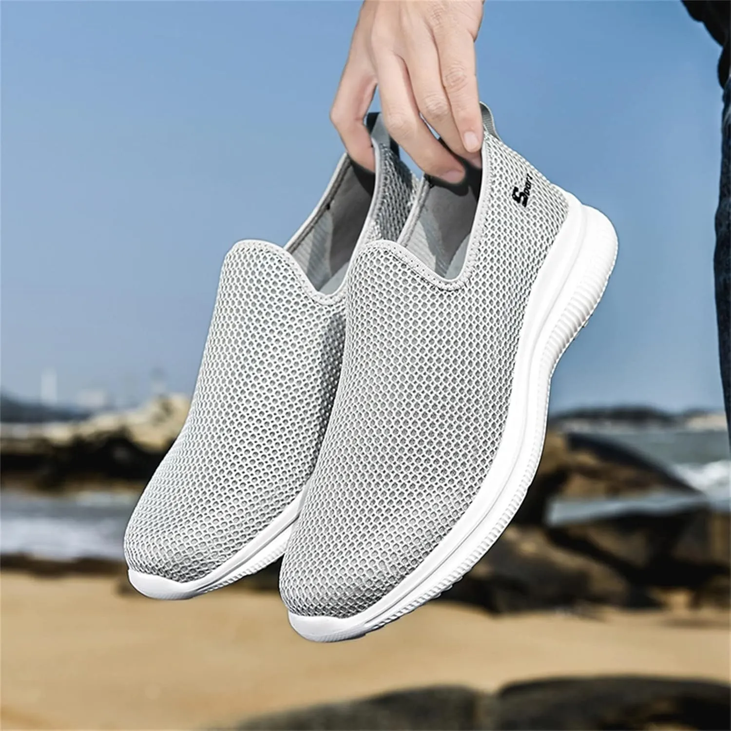 Womens Slip On Walking Shoes Non Slip Running Shoes Walking Shoes Women Food Service Women Casual Shoes Men's Fashion Sneakers Waterproof Tennis Shoe Trainers Shoe