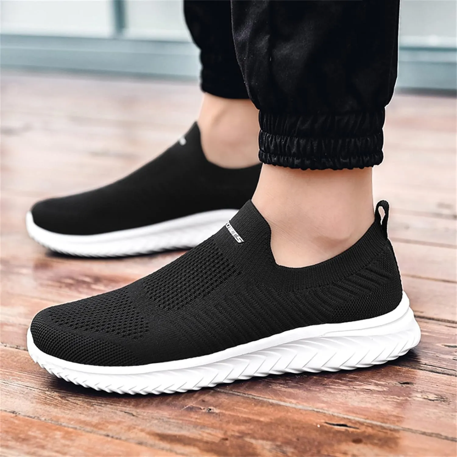 Women's Slip On Walking Shoes Running Comfortable Mens Running Shoes Loafers Shoes Dressy Casual Fashion Sneakers Slip On Tennis Shoe Casual Loafers