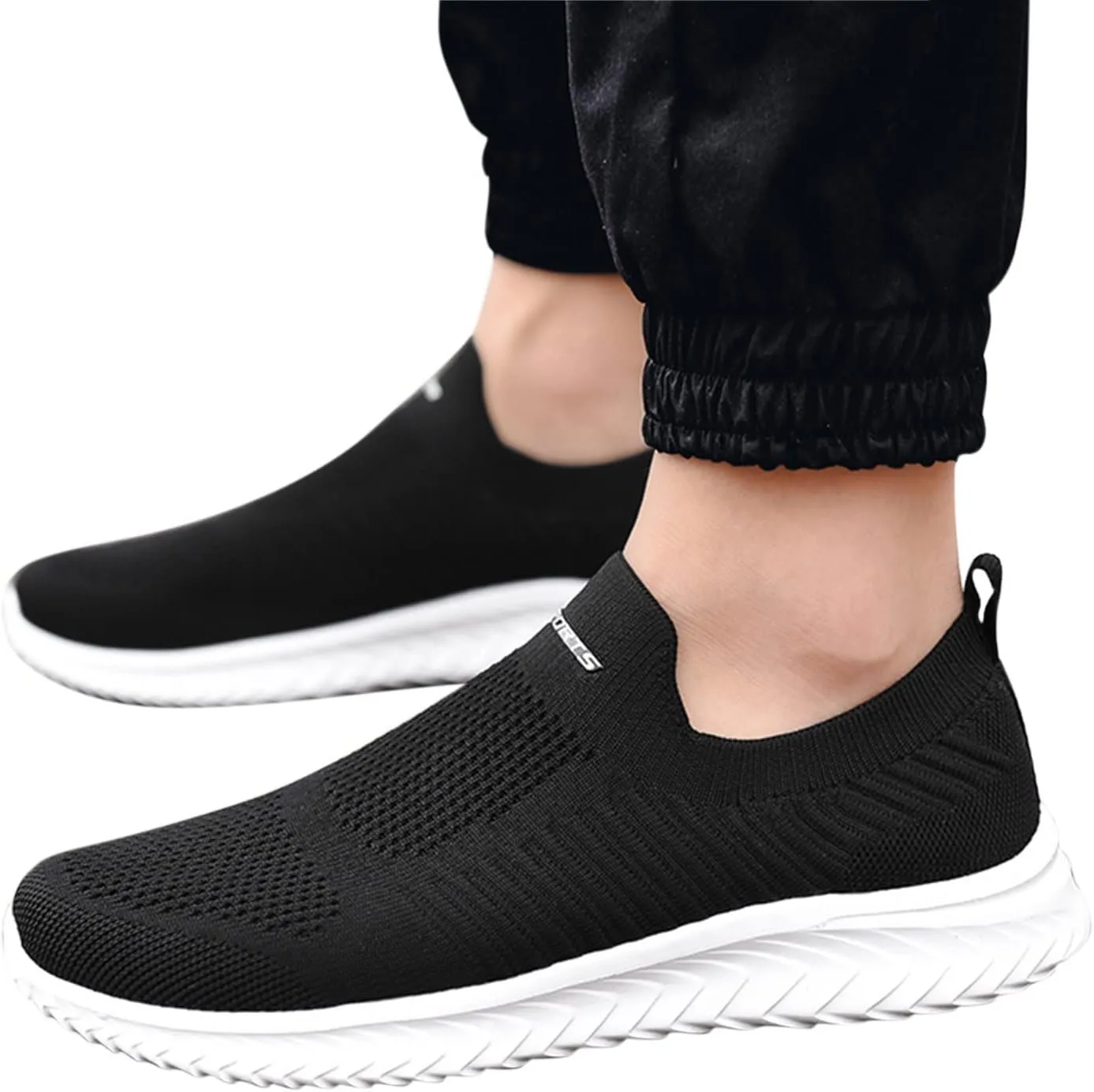 Women's Slip On Walking Shoes Running Comfortable Mens Running Shoes Loafers Shoes Dressy Casual Fashion Sneakers Slip On Tennis Shoe Casual Loafers