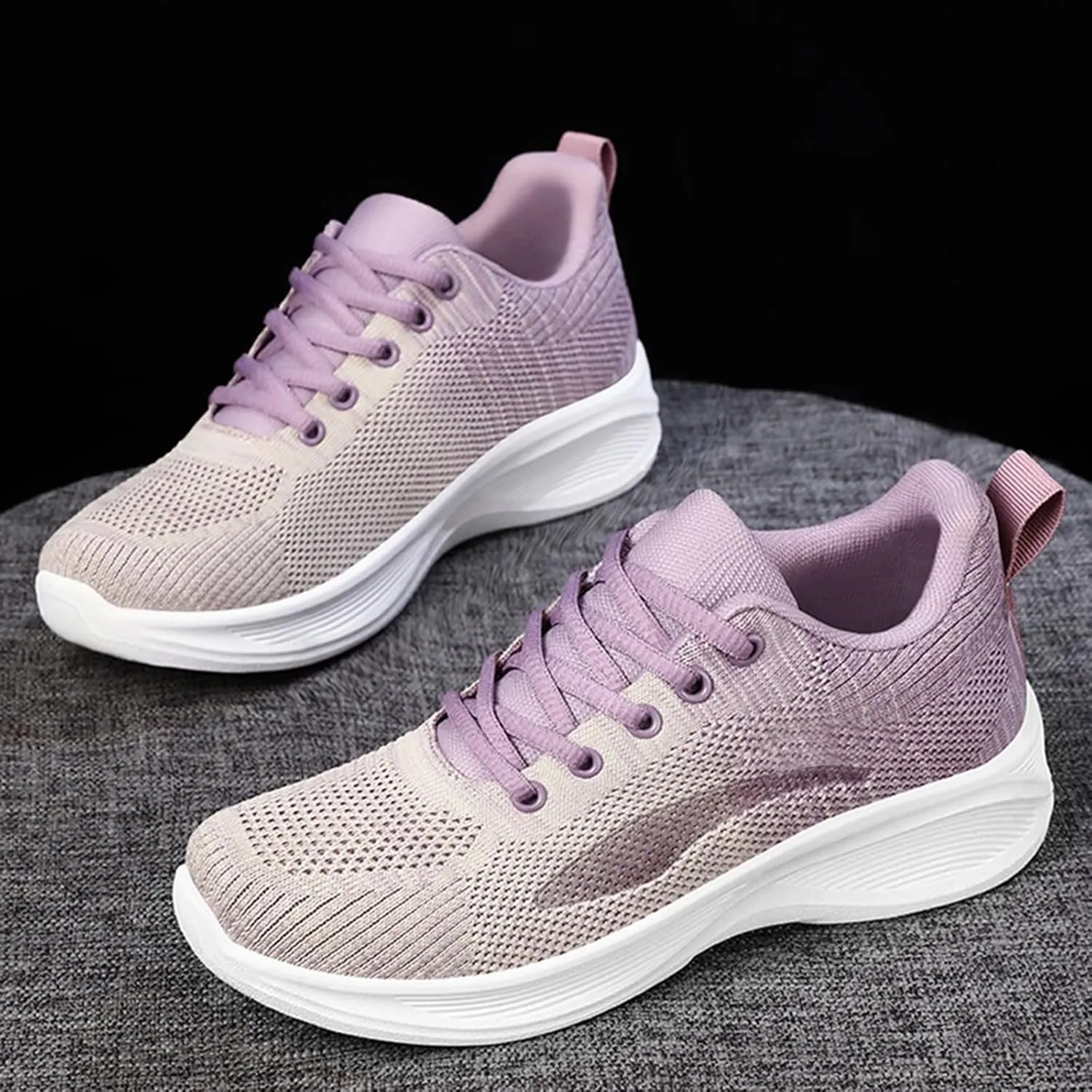 Women's Slip on Walking Shoes Tennis Lightweight Sneakers Workout Breathable Trainer Comfortable Fashion Sneakers