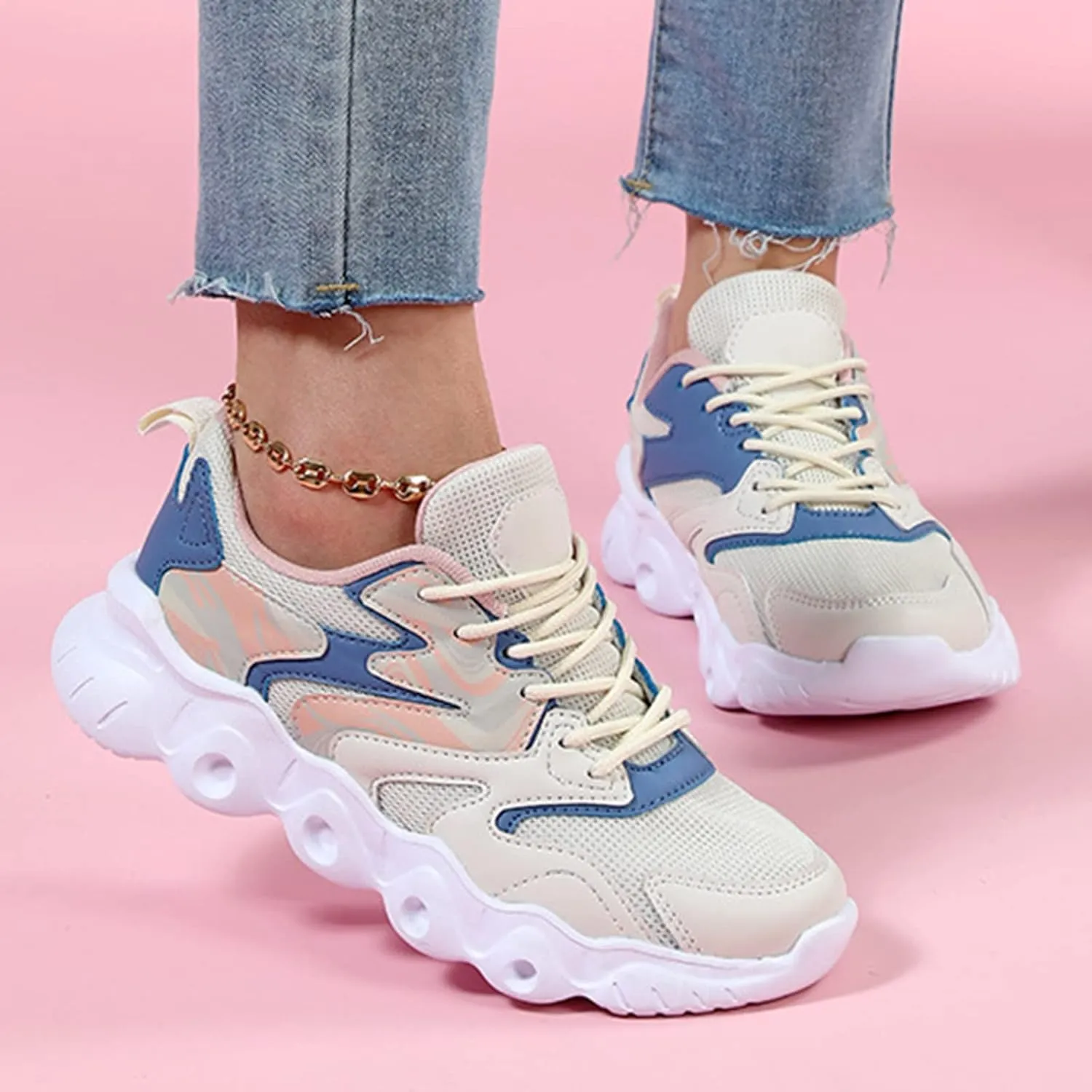Women's Sneakers Size 8 White Comfy Shoes for Women for Work All Day Womens Casual Shoes Wide Toe Box Womens Running Shoes 8.5 Black Womens Black Non Slip Work Shoes Food Service
