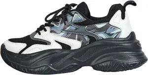 Women's Sneakers Size 9.5 Wide Walking Shoes for Women with Arch Support and Comfort Wide Black and Gold Gym Shoes for Women Women's Sneakers Wide Fit Comfy Shoes for Women Standing All Day Black