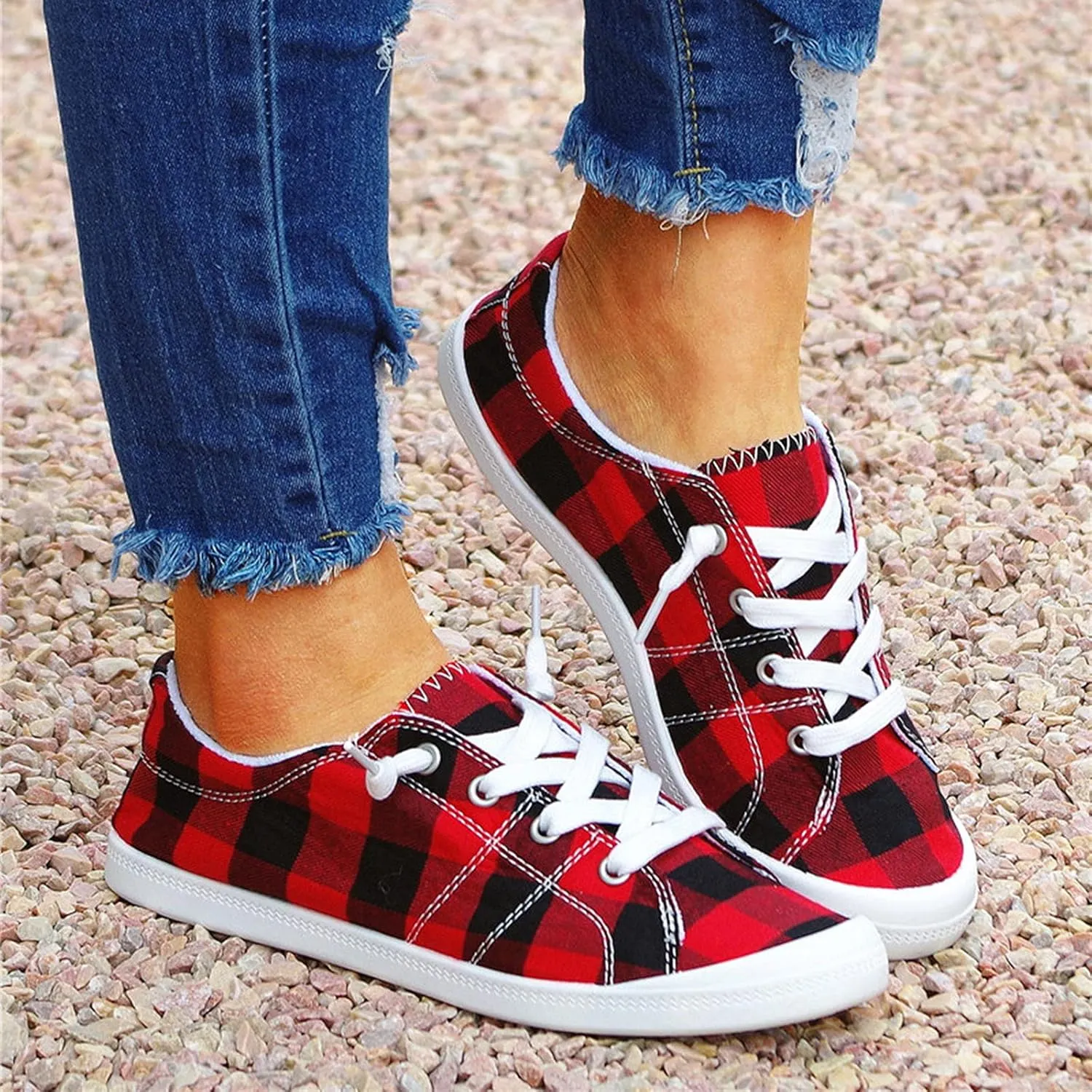 Women's Sneakers Wide Fit Tenis para Caminar De Mujer Con Plataforma Comodos Workout Shoes for Women Gym White Sneakers for Women Comfortable Women's Wide Comfortable Soft Slip On Walking Flat Shoes
