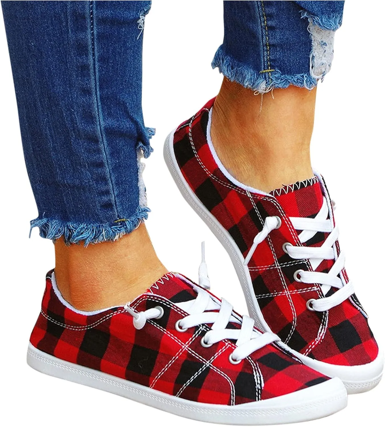 Women's Sneakers Wide Fit Tenis para Caminar De Mujer Con Plataforma Comodos Workout Shoes for Women Gym White Sneakers for Women Comfortable Women's Wide Comfortable Soft Slip On Walking Flat Shoes