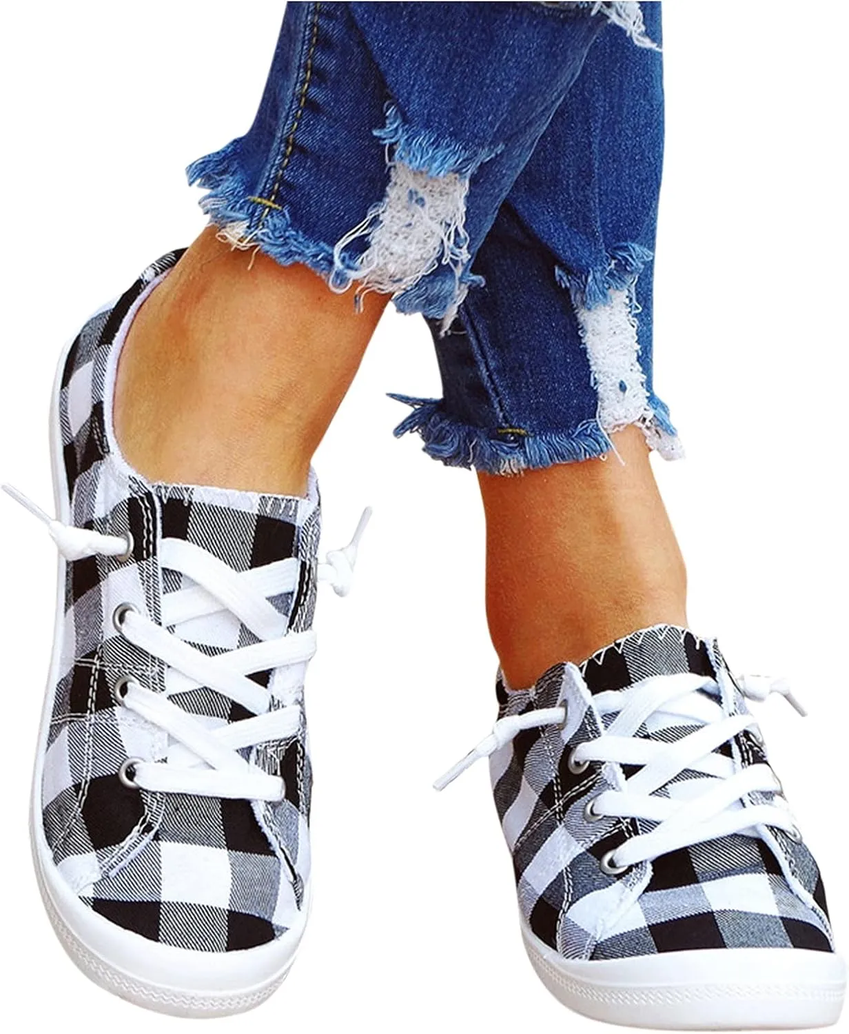 Women's Sneakers Wide Fit Tenis para Caminar De Mujer Con Plataforma Comodos Workout Shoes for Women Gym White Sneakers for Women Comfortable Women's Wide Comfortable Soft Slip On Walking Flat Shoes