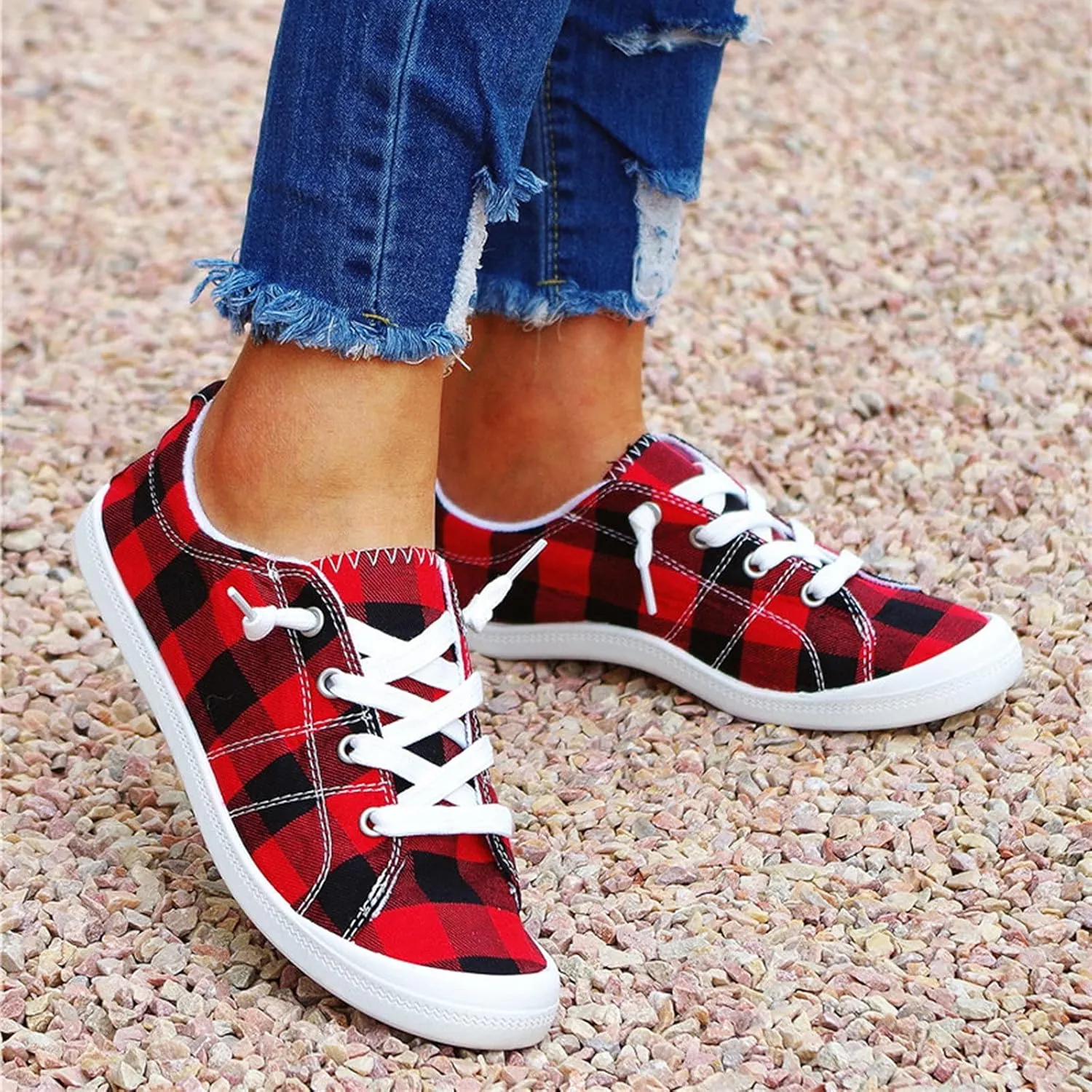 Women's Sneakers Wide Fit Tenis para Caminar De Mujer Con Plataforma Comodos Workout Shoes for Women Gym White Sneakers for Women Comfortable Women's Wide Comfortable Soft Slip On Walking Flat Shoes