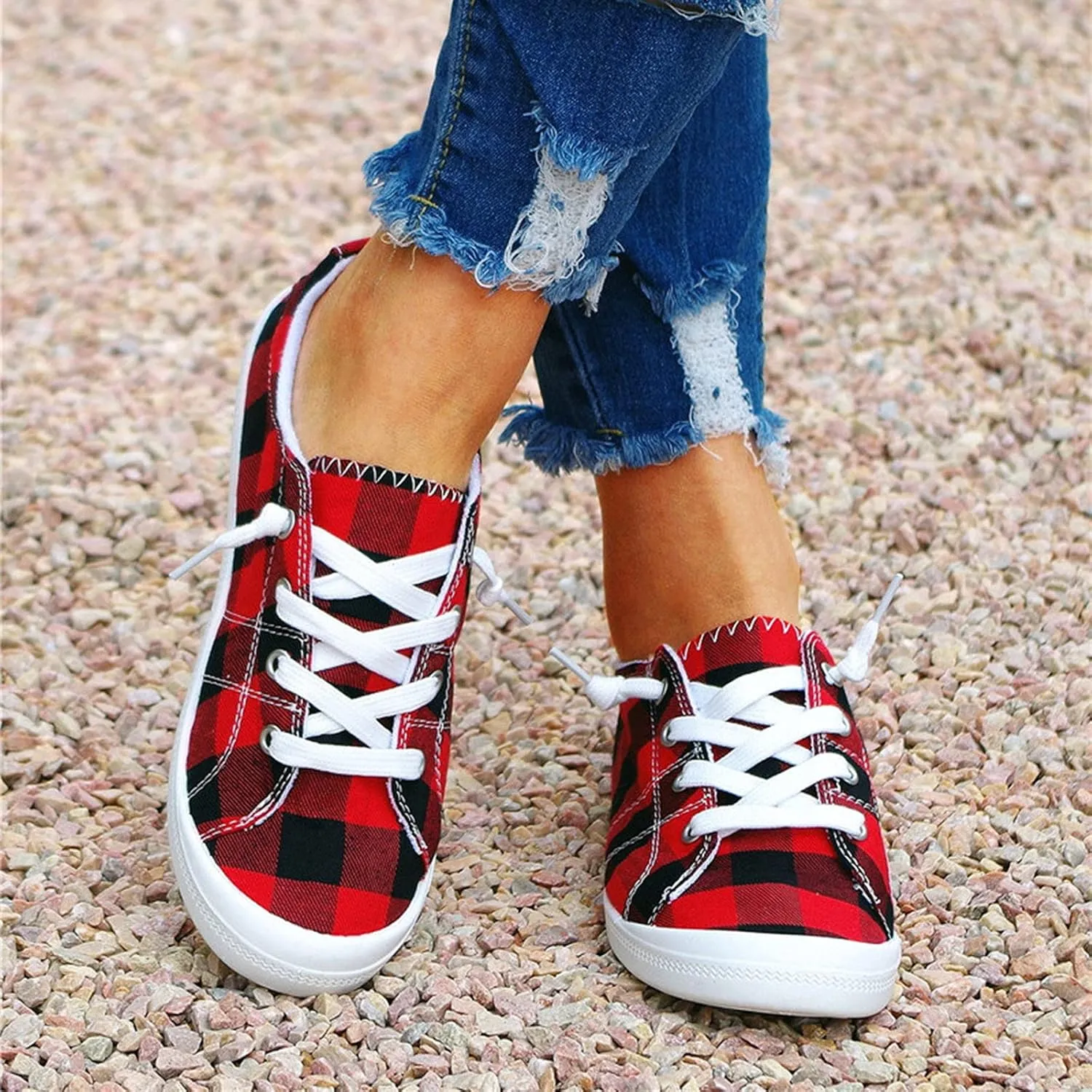 Women's Sneakers Wide Fit Tenis para Caminar De Mujer Con Plataforma Comodos Workout Shoes for Women Gym White Sneakers for Women Comfortable Women's Wide Comfortable Soft Slip On Walking Flat Shoes
