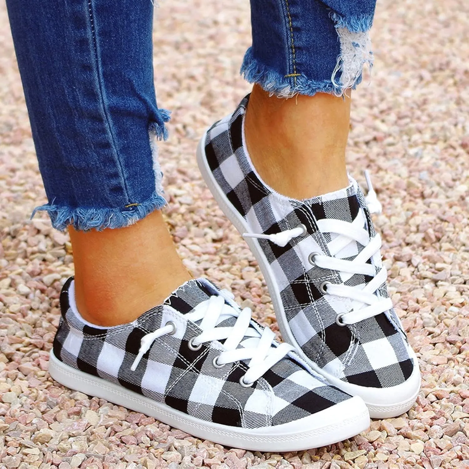 Women's Sneakers Wide Fit Tenis para Caminar De Mujer Con Plataforma Comodos Workout Shoes for Women Gym White Sneakers for Women Comfortable Women's Wide Comfortable Soft Slip On Walking Flat Shoes