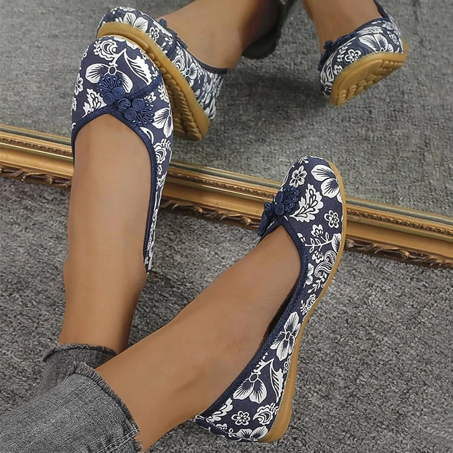 Womens Stretch Flats Casual Cute Loafer Slip on Ballet Flat Women's Loafers Fashion Comfortable Flats