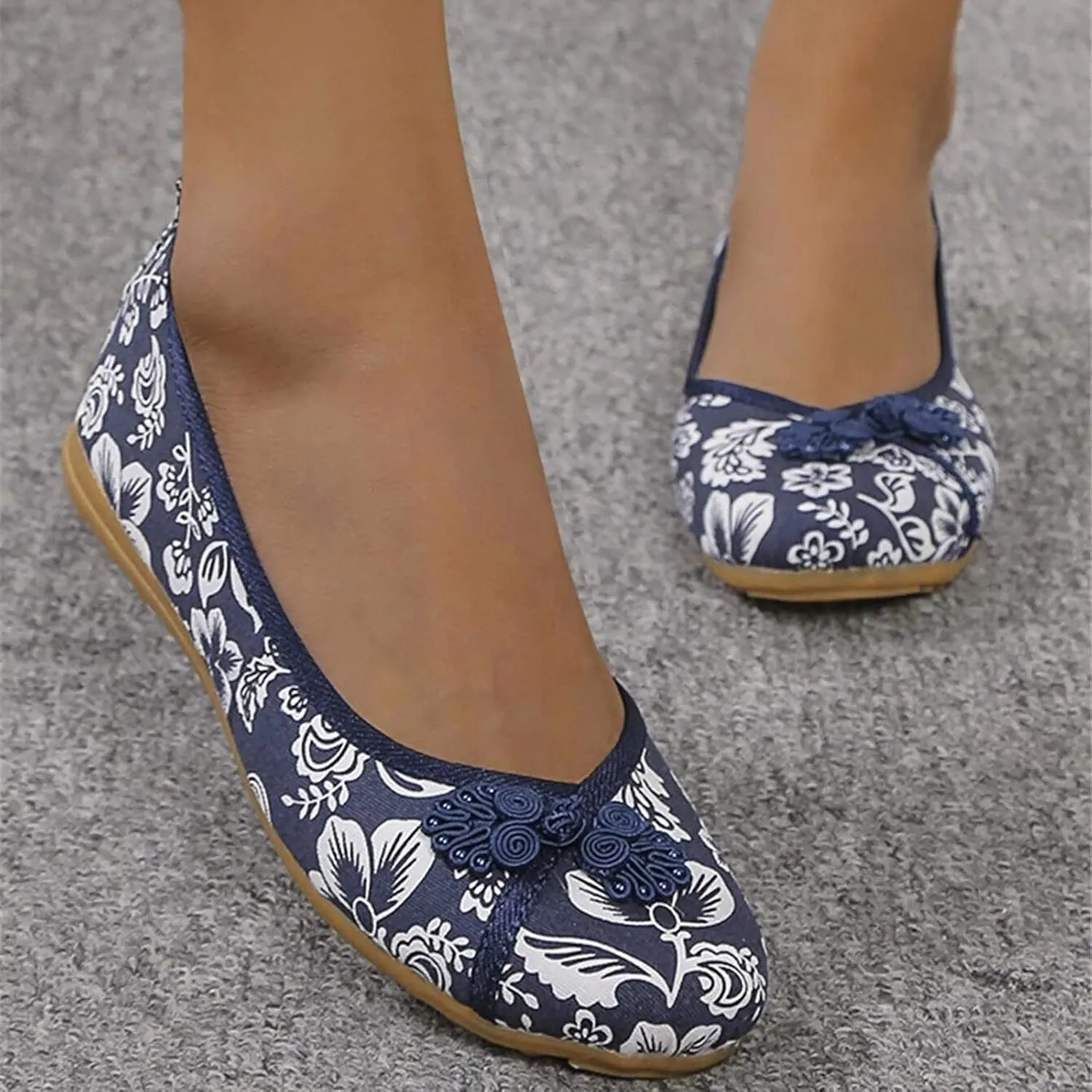 Womens Stretch Flats Casual Cute Loafer Slip on Ballet Flat Women's Loafers Fashion Comfortable Flats