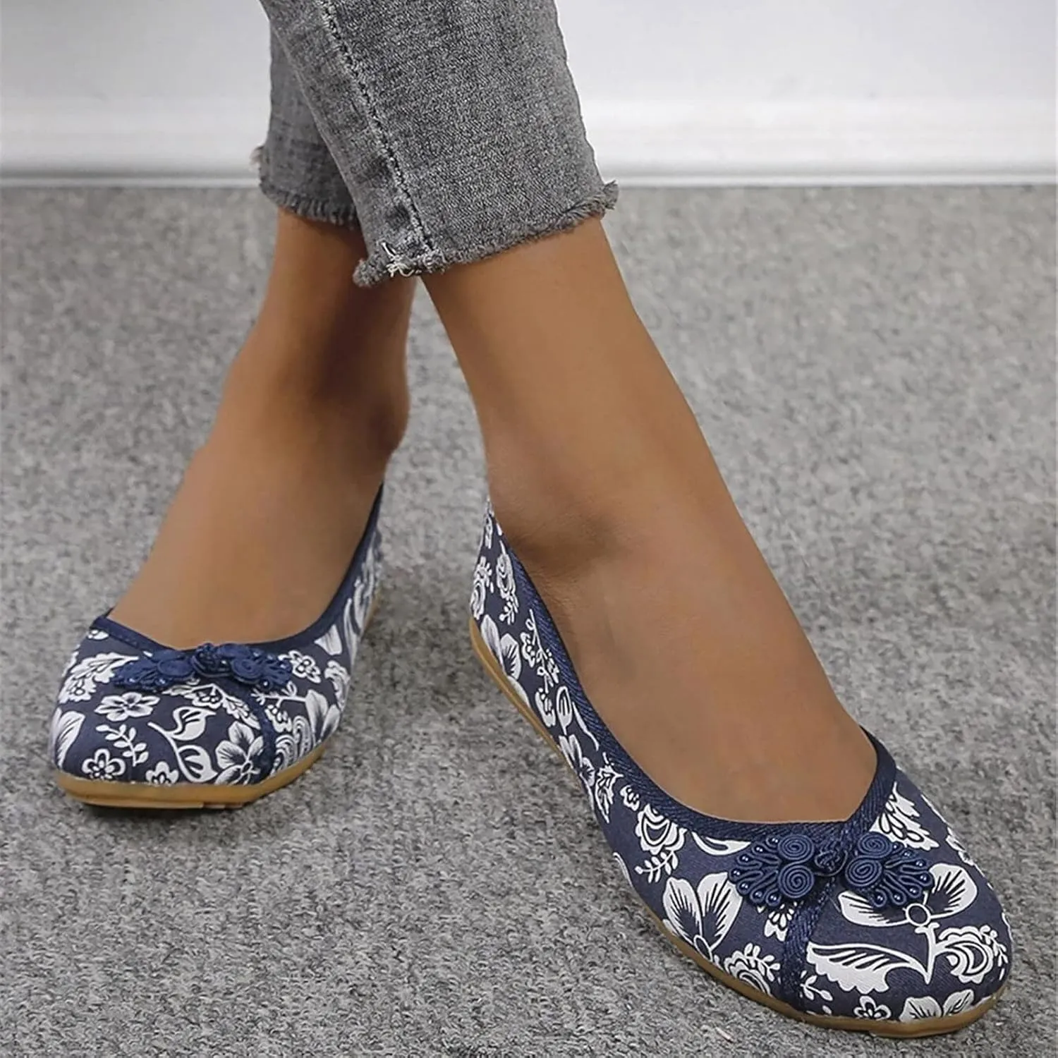 Womens Stretch Flats Casual Cute Loafer Slip on Ballet Flat Women's Loafers Fashion Comfortable Flats