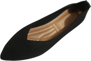 Women's Temperament Pointed Toe Loafers Breathable Mesh Shoes Comfortable Flat Shoes Soft Walking Driving Shoes