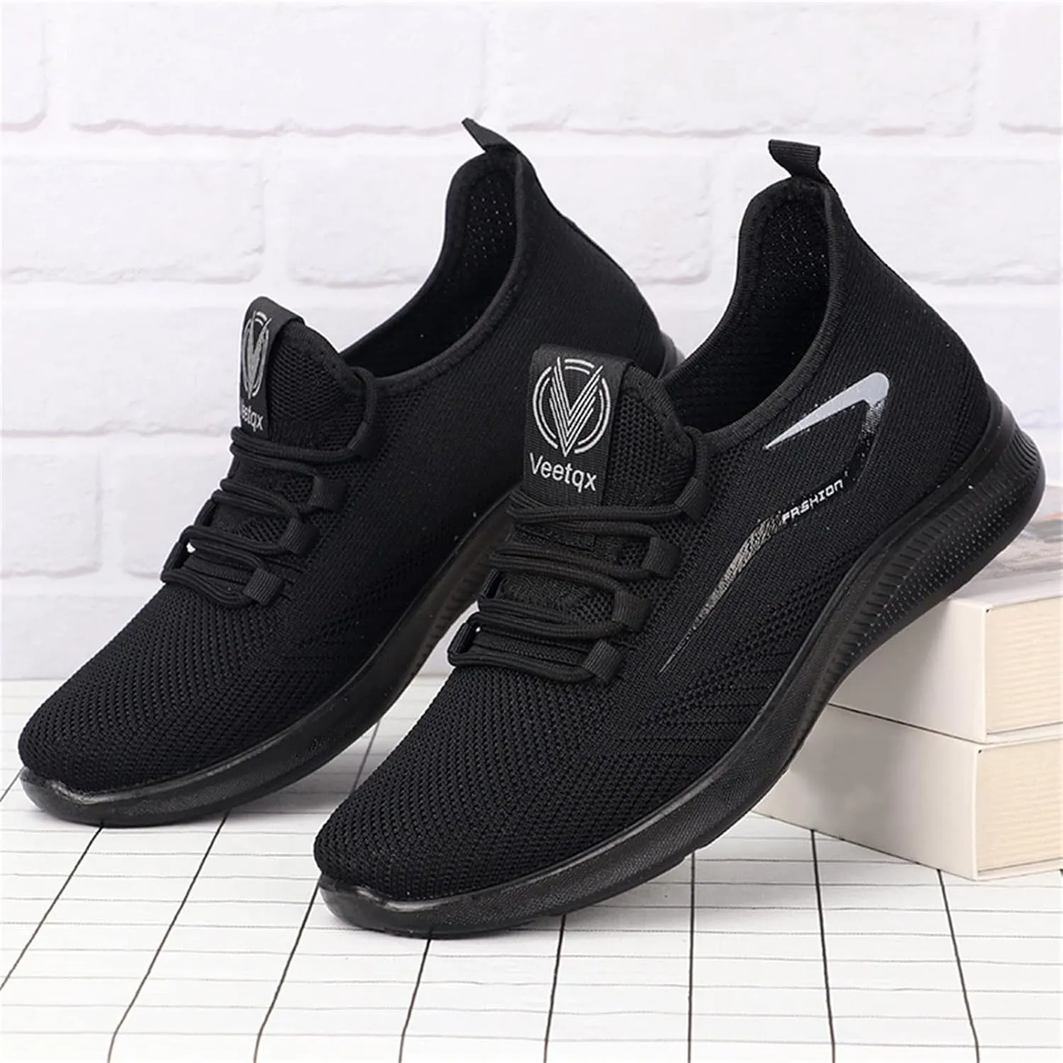 Women's White Fashion Sneakers White Sneakers Men Wide Mens Casual Dress Shoes Round Toe Flats Comfortable Women Loafers Comfortable Womens Slip On Sneakers