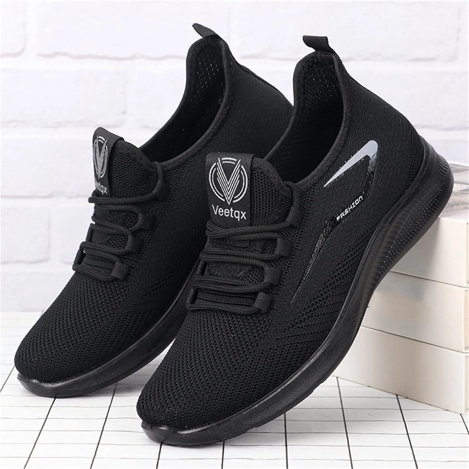 Women's White Fashion Sneakers White Sneakers Men Wide Mens Casual Dress Shoes Round Toe Flats Comfortable Women Loafers Comfortable Womens Slip On Sneakers