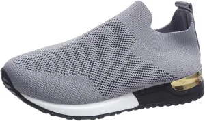 Womens White Sneakers Nonslip Gym Sneakers for Women Cloud Shoes for Women Non Slip Comfortable Fashion Sneakers