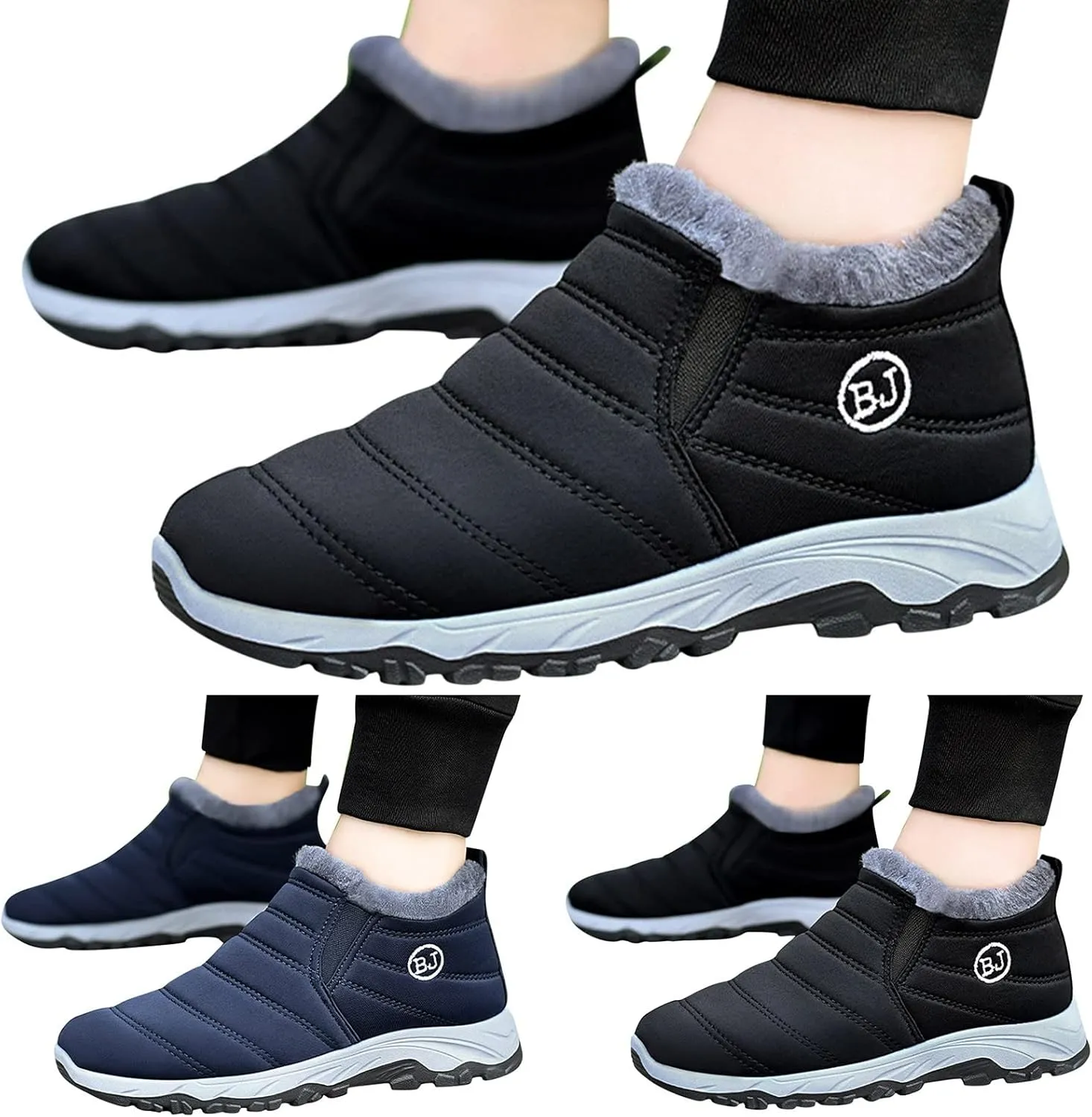 Women's Winter Boots Waterproof Comfy Winter Boots Womens Winter Snow Boots Women Ankle Booties Slip On Snow Shoes Cowboy Boots for Men Winter Booties for Men