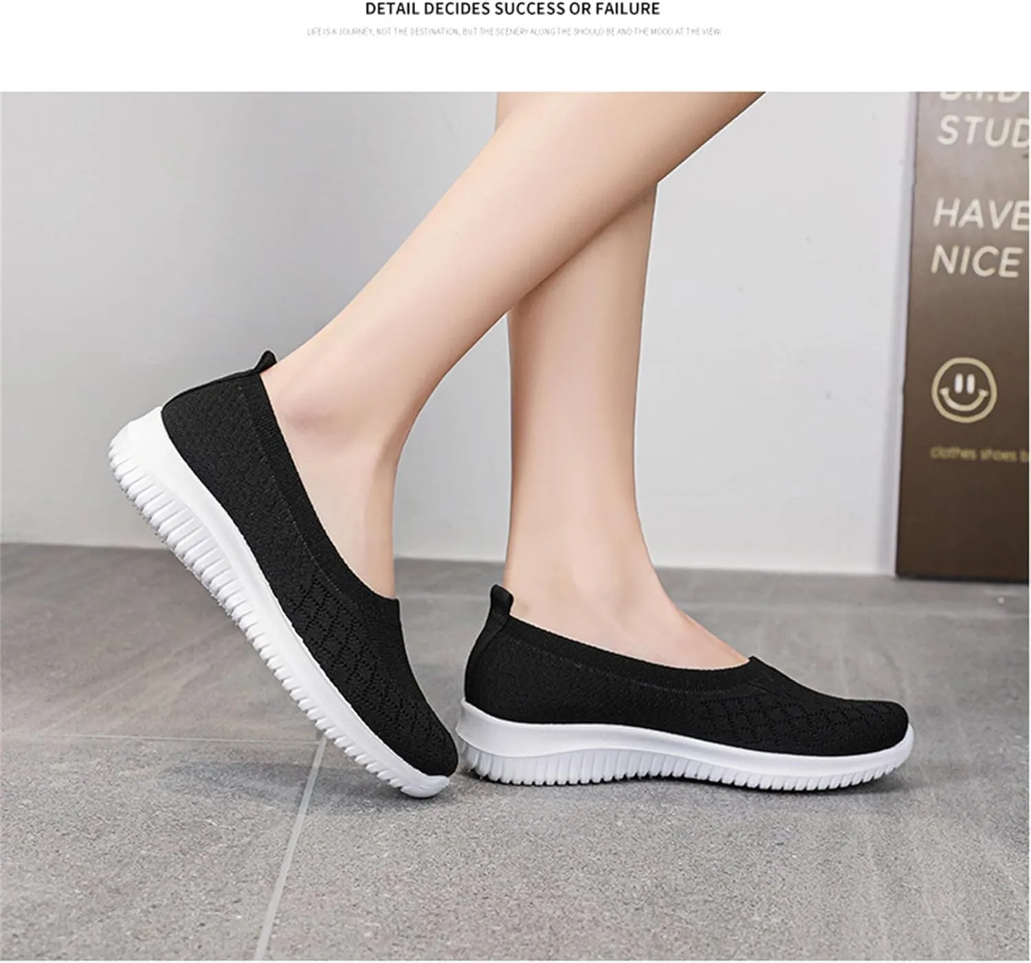 Women's Woven Orthopedic Breathable Soft Shoes, Slip On Mesh Sneakers, Comfort Wear Orthowear Shoes, Breathable Casual Shoe for All Day Wear