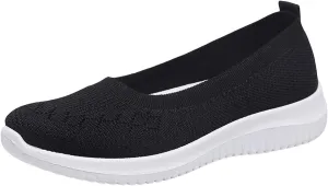Women's Woven Orthopedic Breathable Soft Shoes, Slip On Mesh Sneakers, Comfort Wear Orthowear Shoes, Breathable Casual Shoe for All Day Wear