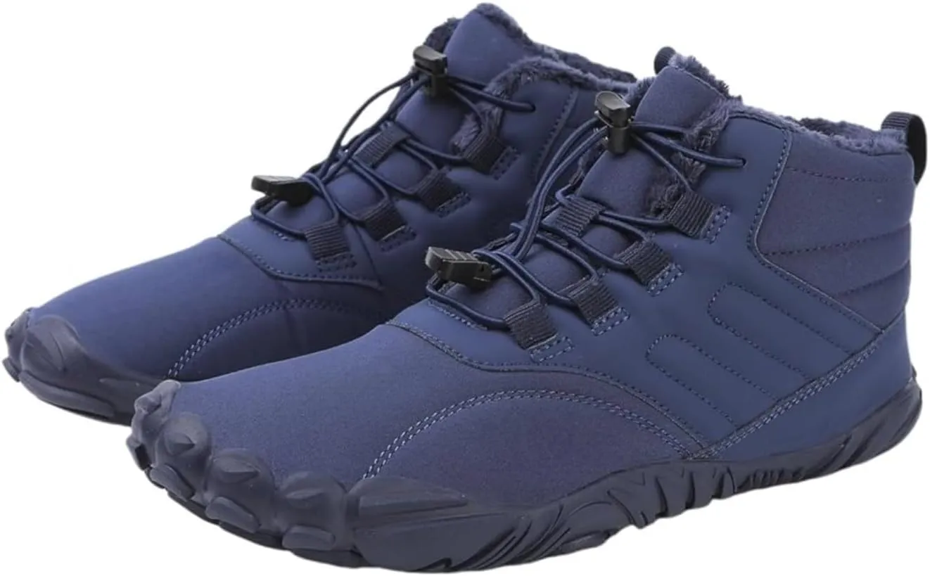 Work Boots for Men Soft Toe Hiking Sneakers Fur Lined Ankle Boot Women Workout Shoes Insulated Waterproof Outdoor Shoes Lightweight Anti Slip Hike Grounded Footwear