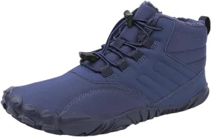 Work Boots for Men Soft Toe Hiking Sneakers Fur Lined Ankle Boot Women Workout Shoes Insulated Waterproof Outdoor Shoes Lightweight Anti Slip Hike Grounded Footwear