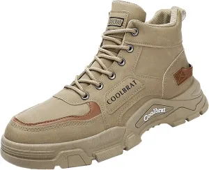 Work Boots for Men Steel Toe Hiking Sneakers Zip Up Fur Lined Workout Shoes for Women Composite Toe Slip On Platform Shoes Lightweight Comfortable Hike Grounded Footwear