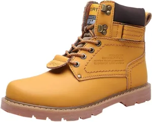 Work Boots for Men Waterproof Hiking Sneakers Shoes with Fur Lined Workout Shoes for Women Insulated Winter Outdoor Botas Waterproof Non Slip Hike Grounded Footwear