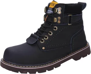 Work Boots for Men Waterproof Hiking Sneakers Shoes with Fur Lined Workout Shoes for Women Insulated Winter Outdoor Botas Waterproof Non Slip Hike Grounded Footwear