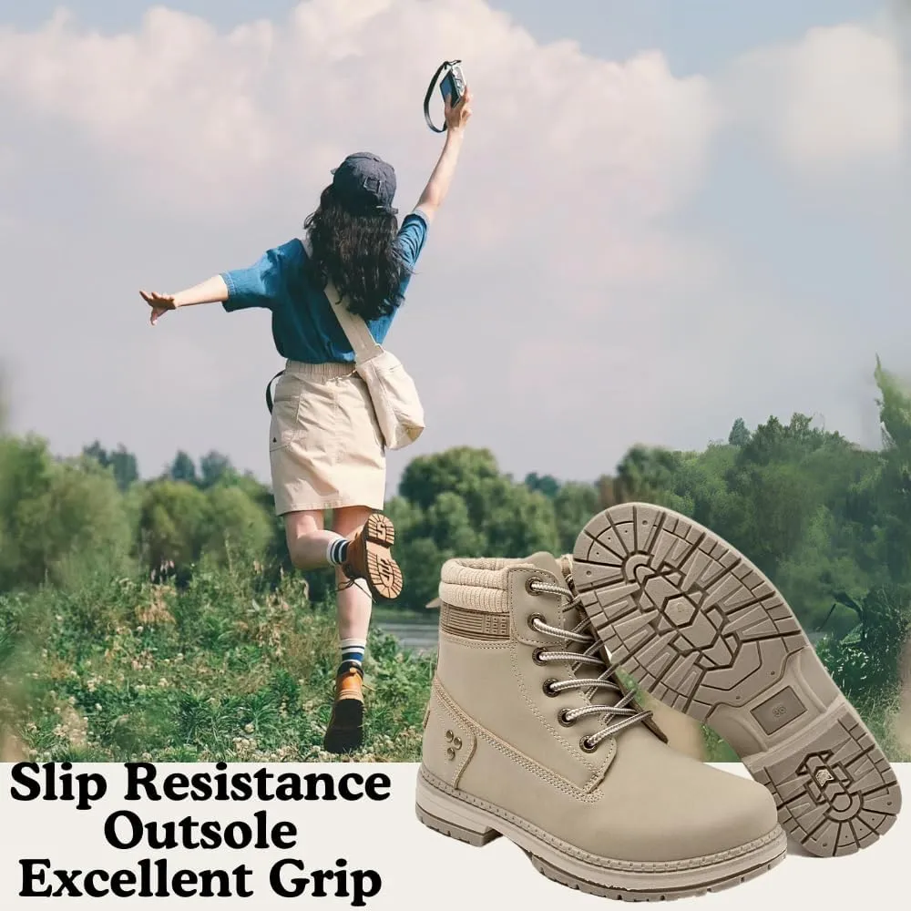 Work Hiking Boots Women - Comfortable Waterproof High Top Camping