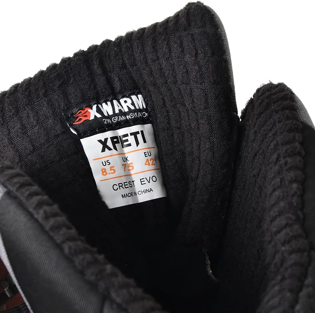 XPETI Mens Crest Thermo High-Top Winter Hiking Boots Waterproof Insulated